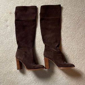 Michael Kors Suede Knee Boots size 8